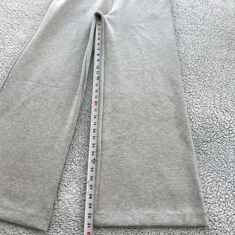 SPANX Air Essentials Jumpsuit Women's XL Wide Leg Half Zip Light Gray NEW - Picture 12 of 13